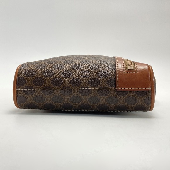 CELINE Macadam pattern shoulder bag Brown x - Picture 2 of 7